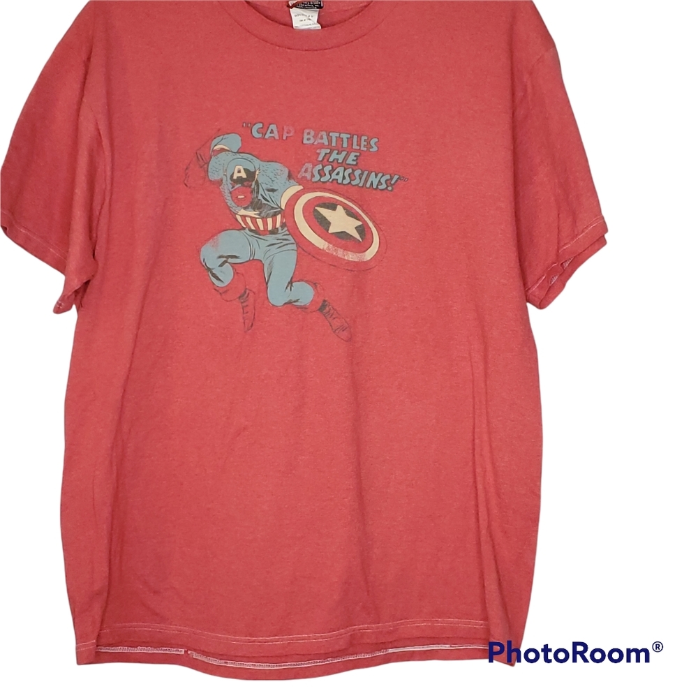 Marvel captain‎ america vintage y2k tee size large 2003